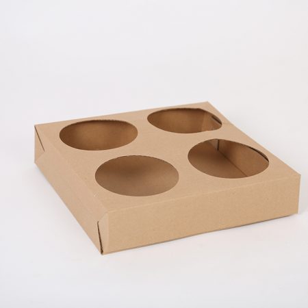CUTIE CU AUTOFORMARE PENTRU 4 PRODUSE - BORCANE / BOLURI / CASEROLE 27 x 27 x 5,5 cm