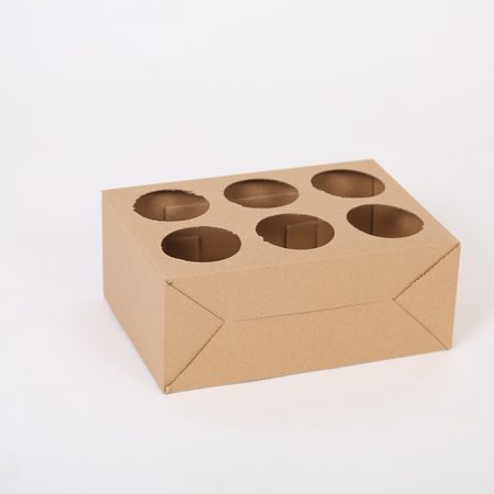CUTIE CU AUTOFORMARE PENTRU 6 PRODUSE - BORCANE (380g – 400g) 27 x 18 x 10,5 cm